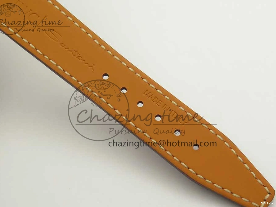 MIROTIME 0224 SportInspired Portofino IW458101 RG MK 1:1 Best Edition Gray Dial On Brown Leather Strap MIYOTA 7165